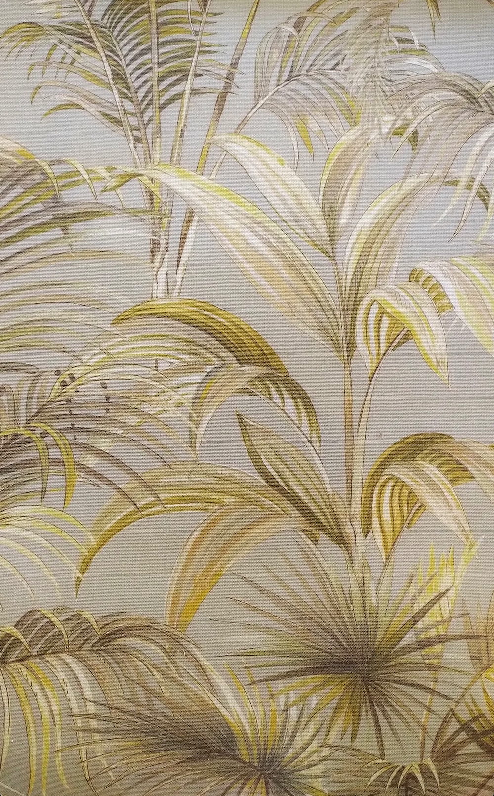 Mural palmeras doradas